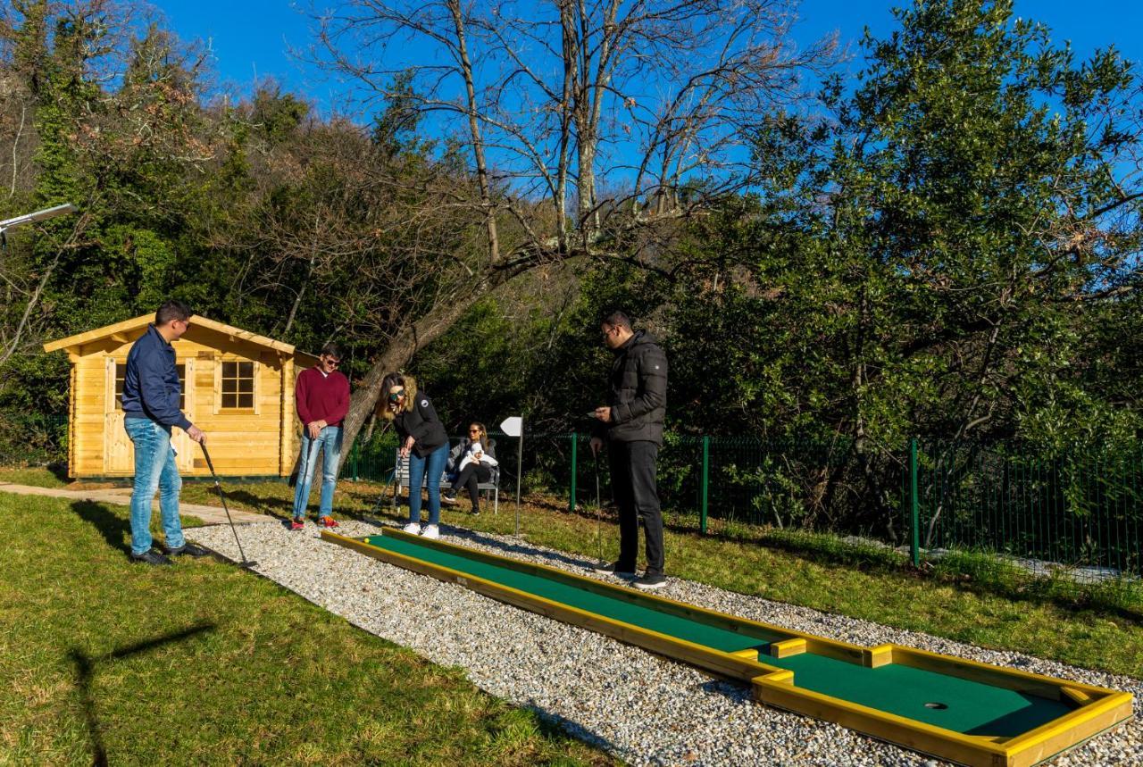 Villa Altavista - Seaview & Relax With Heated Pool & Minigolf Opatija Exterior foto