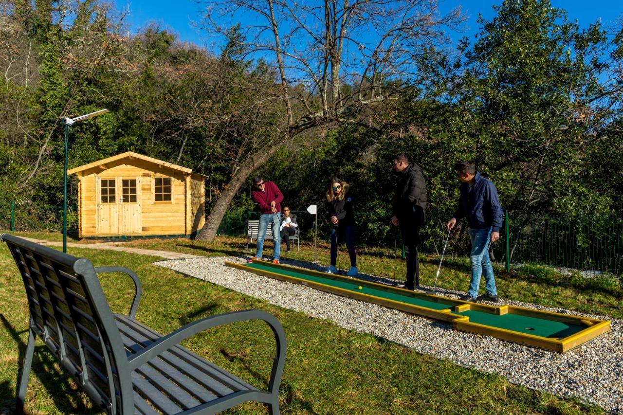 Villa Altavista - Seaview & Relax With Heated Pool & Minigolf Opatija Exterior foto