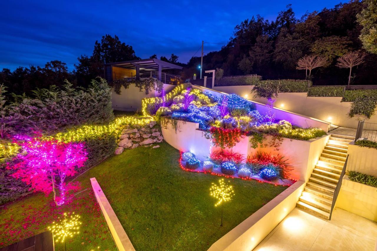 Villa Altavista - Seaview & Relax With Heated Pool & Minigolf Opatija Exterior foto