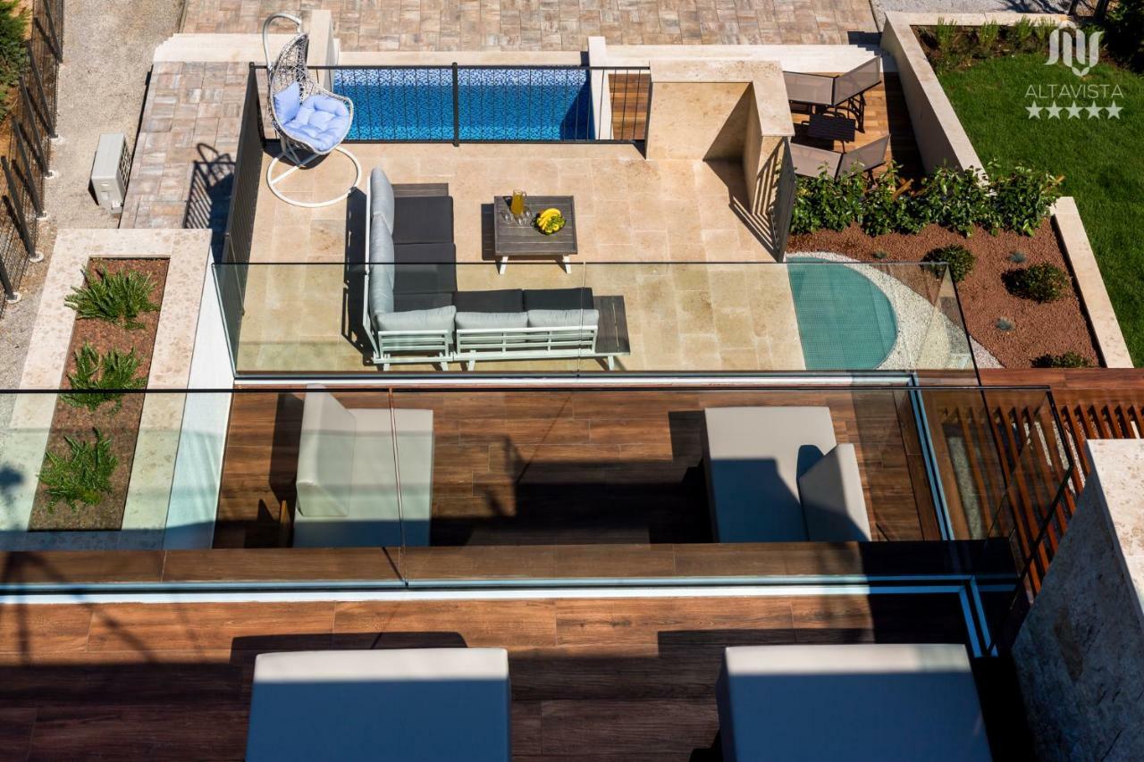 Villa Altavista - Seaview & Relax With Heated Pool & Minigolf Opatija Exterior foto